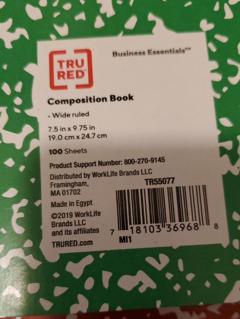 6 Composition Notebooks - Wide Ruled (Pack) - Picture 8 of 8